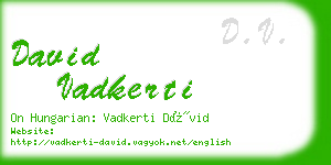 david vadkerti business card